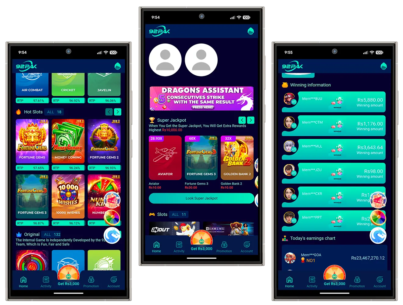92PAK Game App